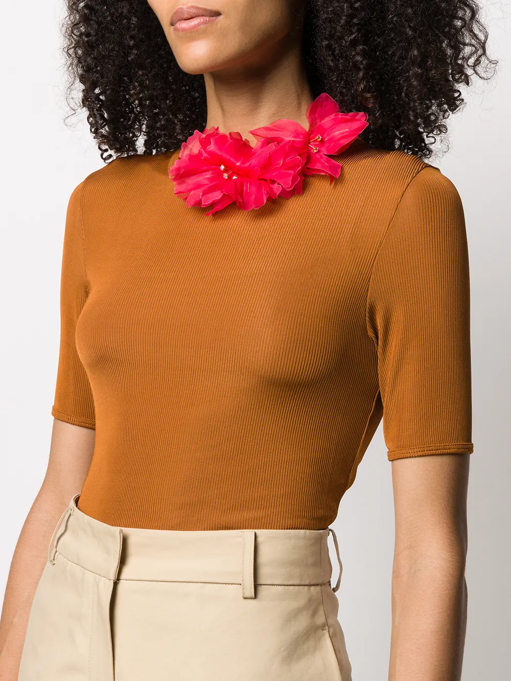 Forte Forte Oversized halsketting - Roze