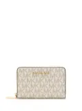 Michael Kors small Monogram zipped wallet - Neutrals