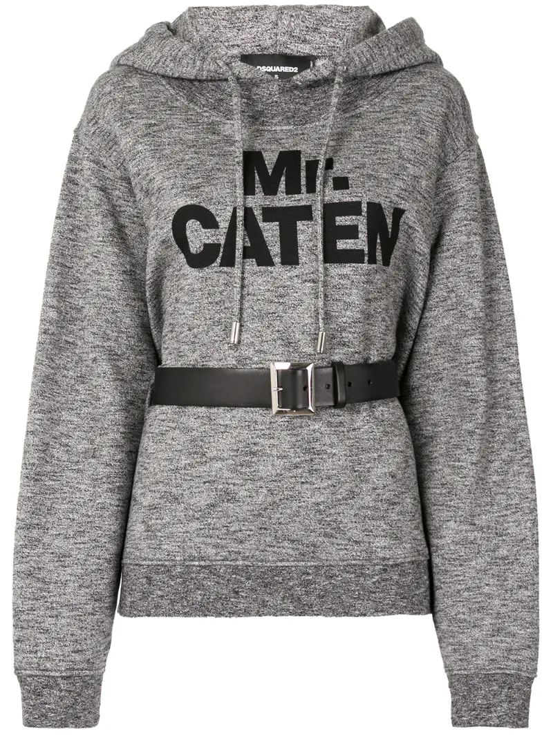DSQUARED2 MR CATEN BELTED HOODIE