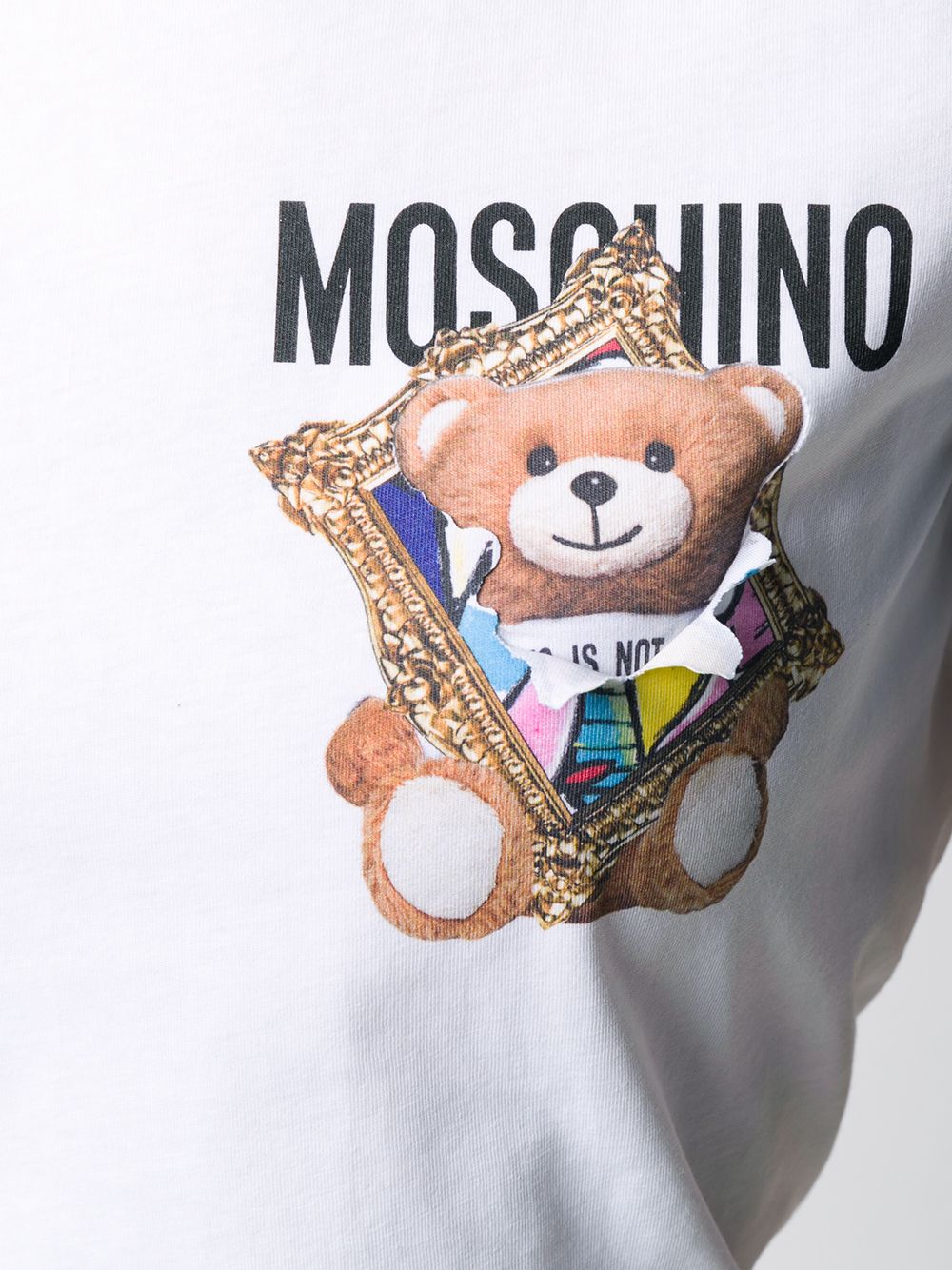 фото Moschino футболка toy teddy