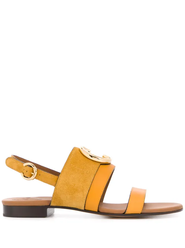 yellow sandals