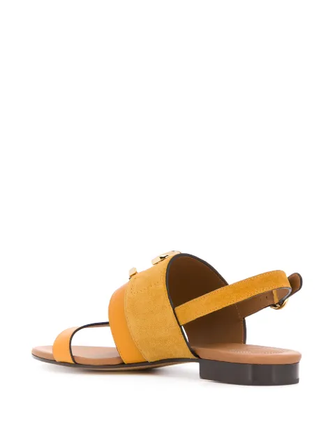chloe c plaque sandals