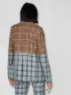 Brøgger Aster two-tone check blazer