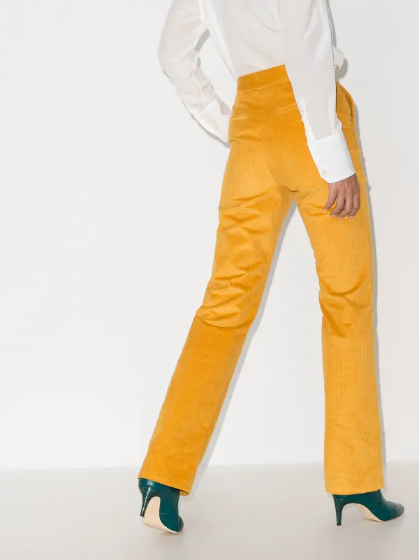 corduroy bootcut trousers