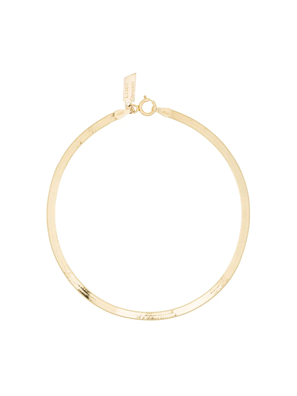 Loren Stewart Herringbone 10kt yellow gold bracelet
