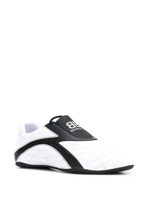 balenciaga zen quilted bicolor trainer sneakers