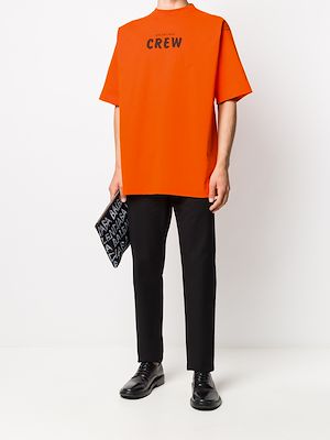 balenciaga t shirt orange