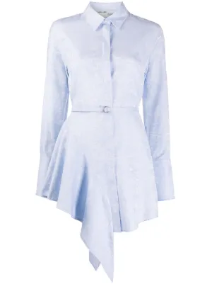White high low shirt dress hotsell
