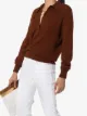 Image 2 of Khaite Jo open-neck polo jumper