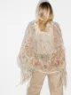 Etro paisley-print poncho top