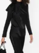 Image 2 of Khaite Francine tie neck top