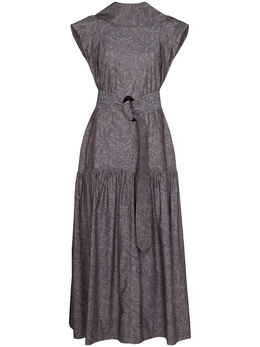 grey cotton maxi dress