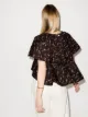 Nackiyé floral print ruffle blouse