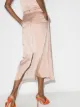 Roland Mouret Falun draped midi skirt