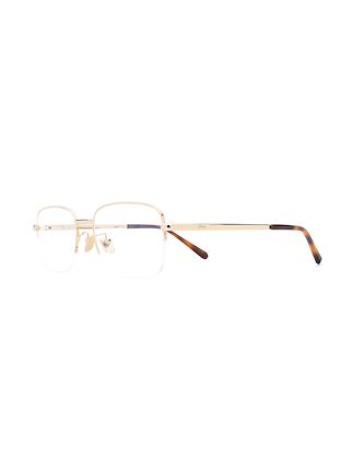 two-tone square frame glasses展示图