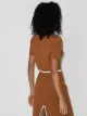 STAUD Kiki high-neck crop-top