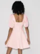 STAUD puff-sleeve mini dress