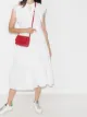 Image 2 of See by Chloé cap-sleeve tiered cotton midi dress