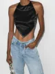 Image 2 of STAUD Syd satin halterneck top