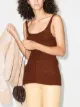 Image 2 of Khaite scoop neck ribbed vest