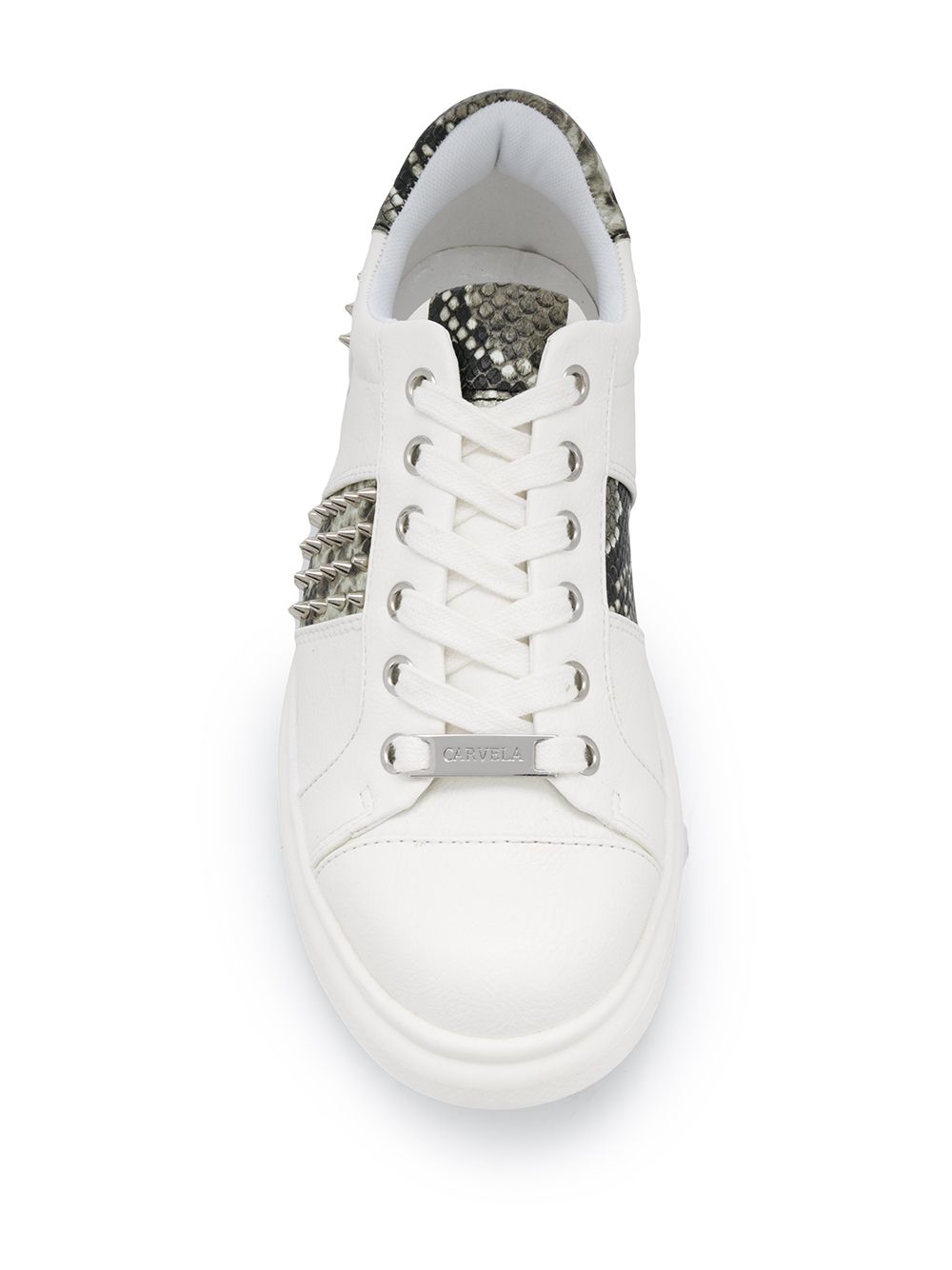 фото Carvela jubilate chunky faux-leather trainers