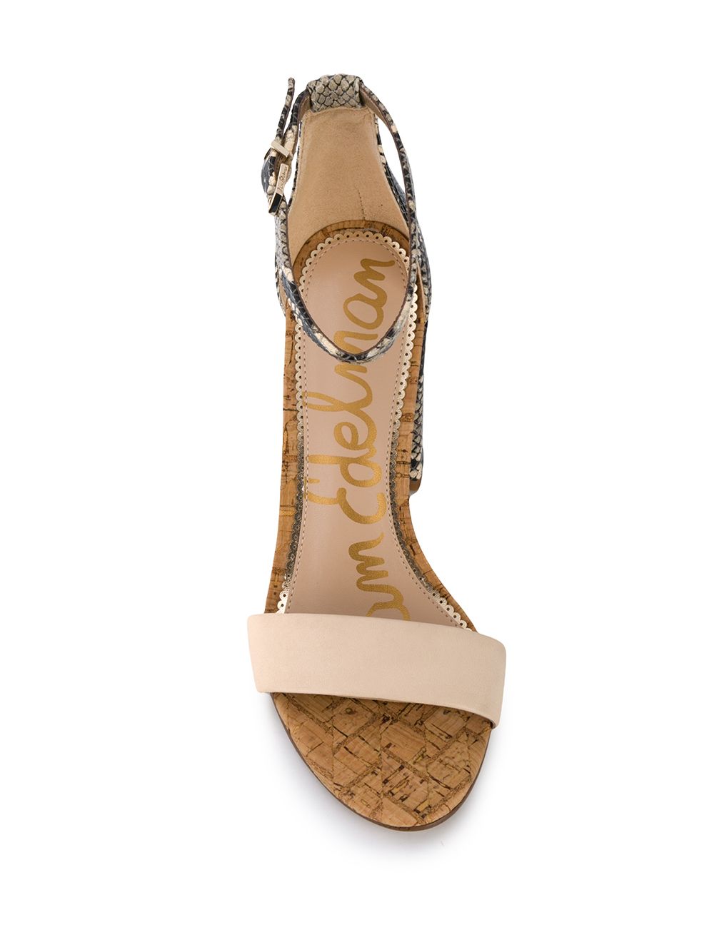 фото Sam edelman snakeskin ankle sandals