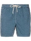 MC2 Saint Barth fish print swimming trunks - Blue