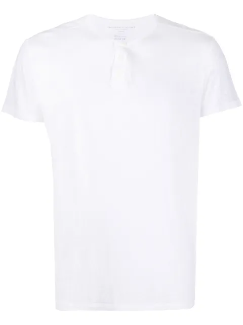 Majestic Filatures short-sleeve henley shirt