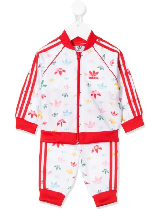 red adidas kids tracksuit