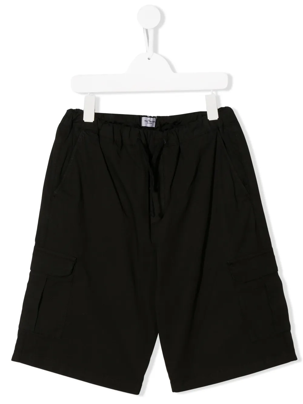 Paolo Pecora Kids' Tailored Shorts In Black