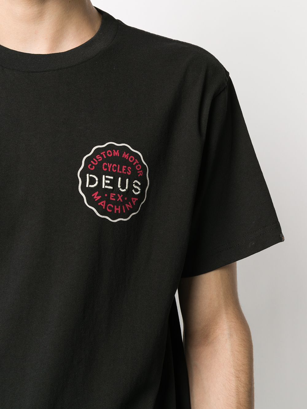 фото Deus ex machina logo print t-shirt