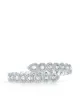 Image 1 of David Morris 18kt white gold Rose Cut White Diamond Flexi 2/3 set bangle