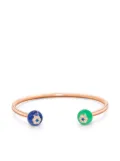 David Morris 18kt rose gold Forest Berry bangle - Pink