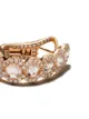 David Morris 18kt rose gold Rose Cut diamond size 2 hoops