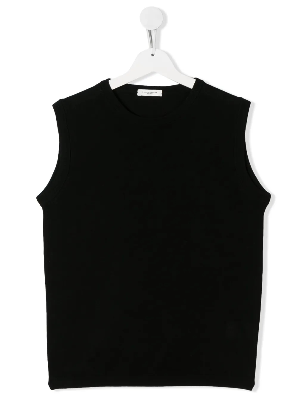 Paolo Pecora Teen Jumper Waistcoat In Black
