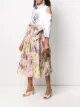 Image 2 of MSGM bow-embellished floral skirt