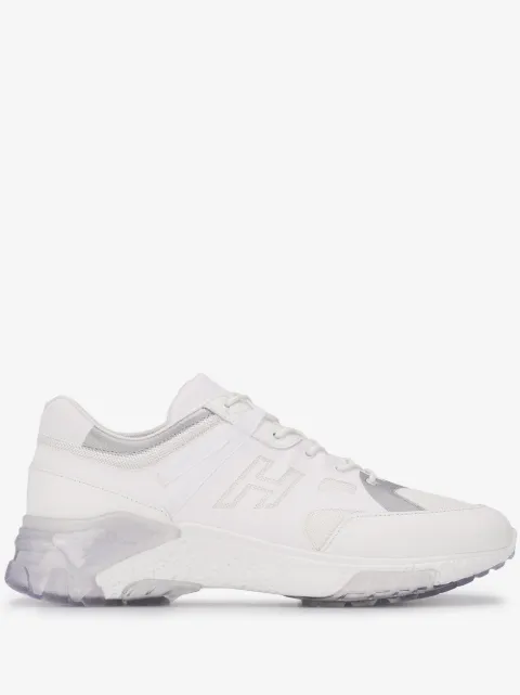 Hogan low-top lace up sneakers
