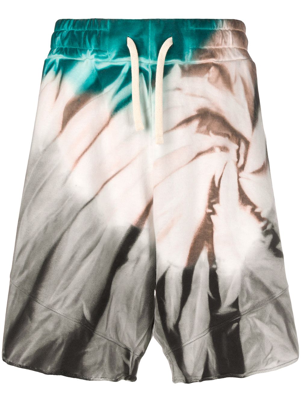 фото Paura tie-dye drawstring shorts