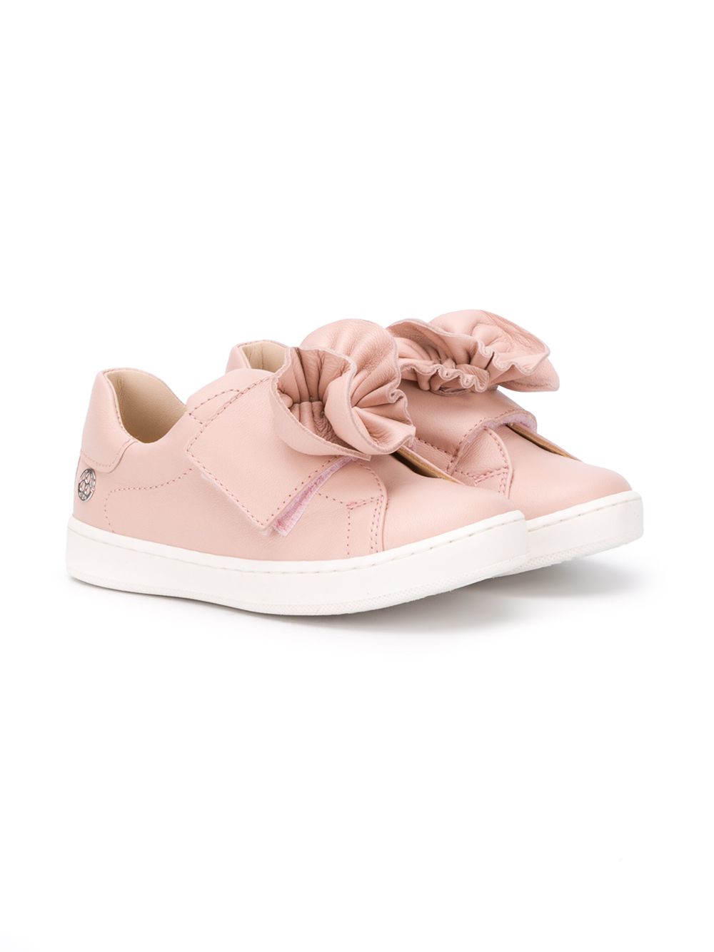 фото Florens ruffled-bow touch-strap sneakers