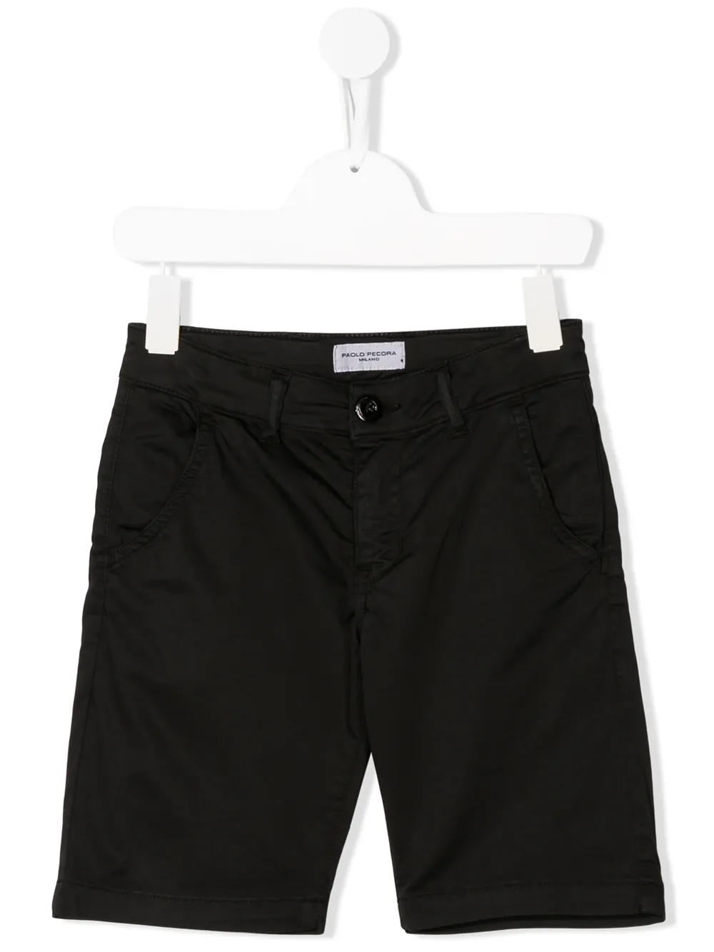 Paolo Pecora Kids' Tailored Shorts In Black