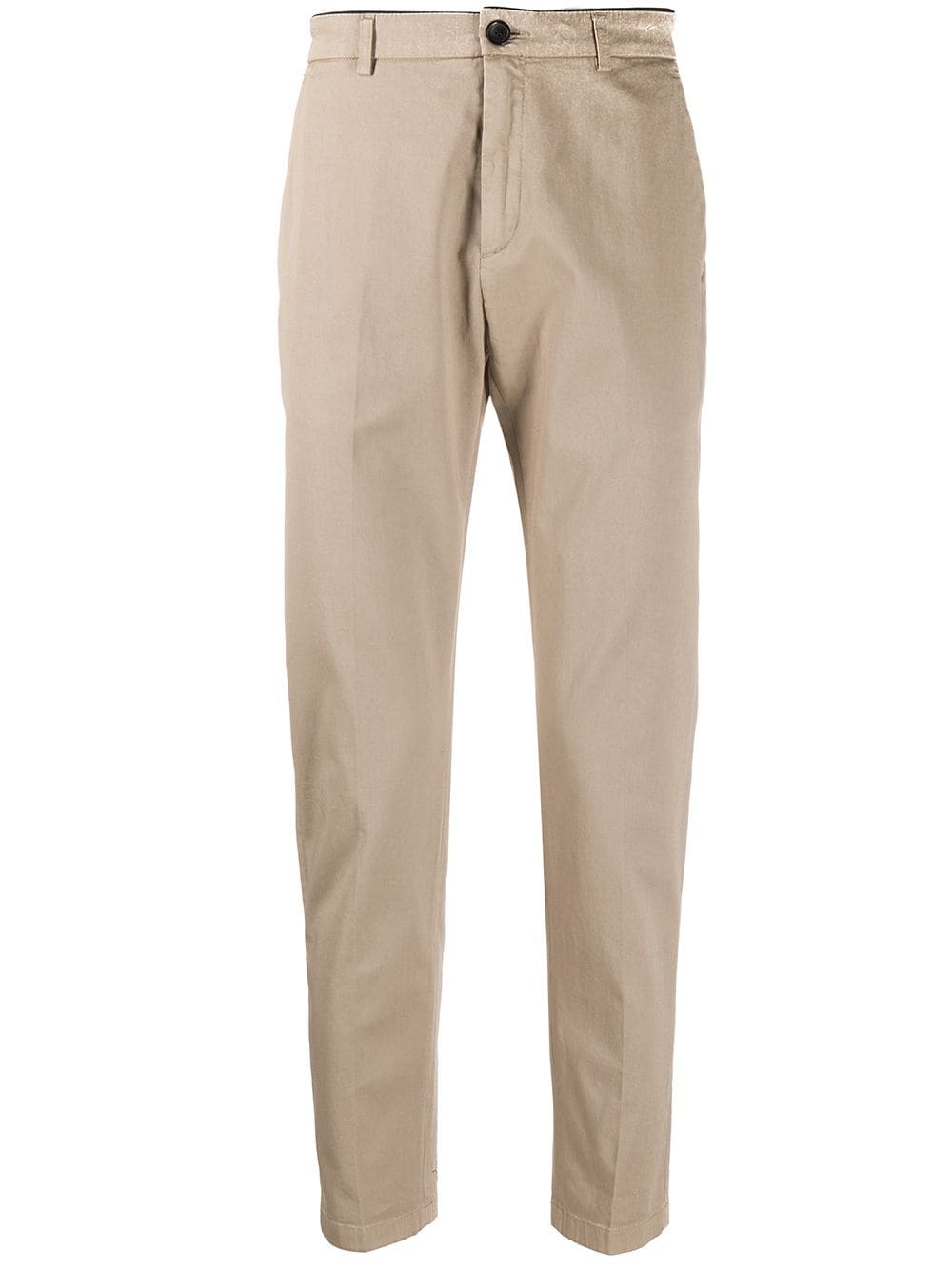 DEPARTMENT 5 SLIM FIT PLEATED DETAIL CHINO TROUSERS