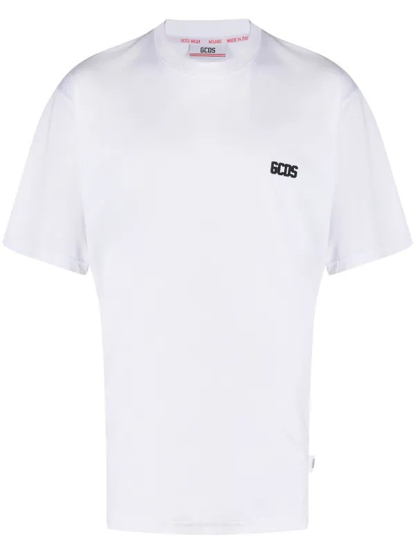 Shop Gcds raised logo T-shirt with 