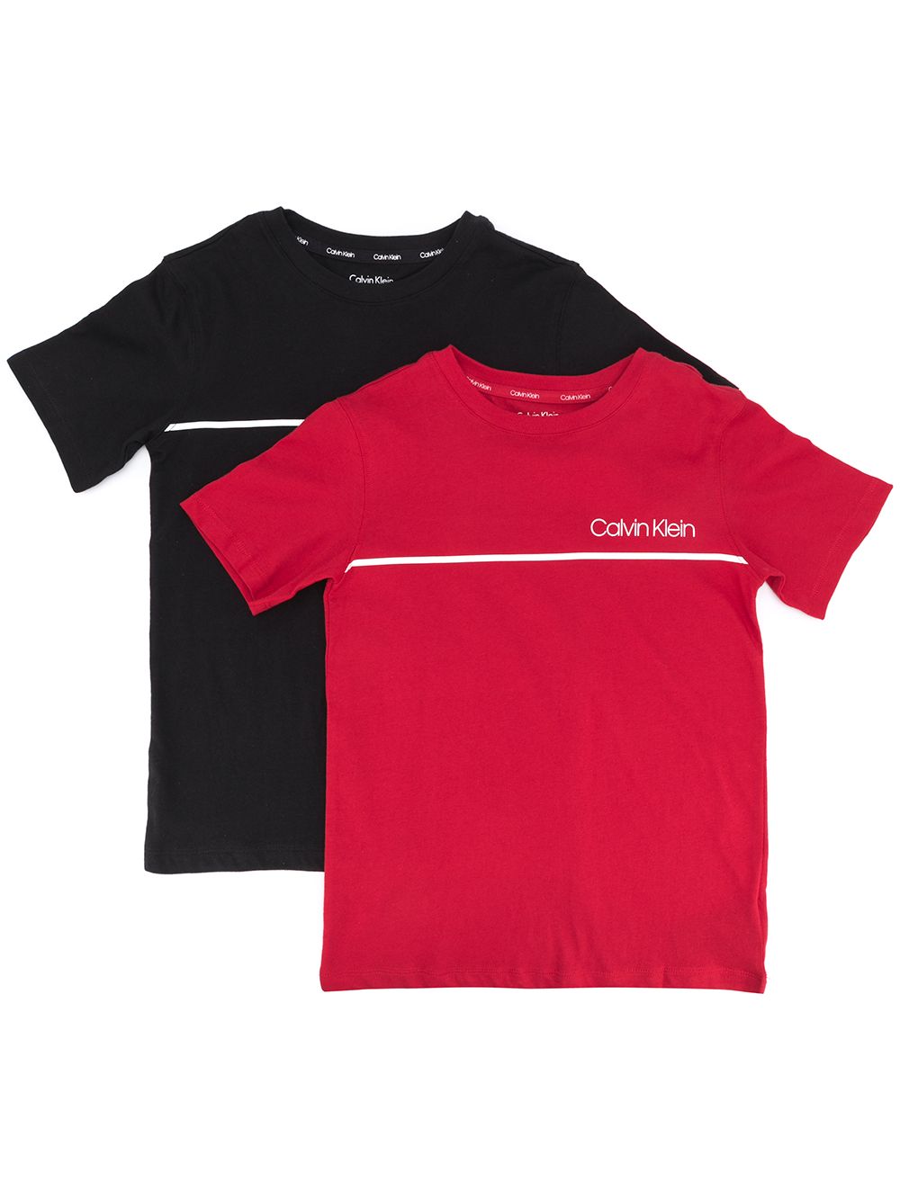 Calvin Klein Kids' 2-pack Cotton T-shirt In 红色