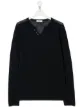 الصورة 1 من Paolo Pecora Kids TEEN snap button V-neck jumper