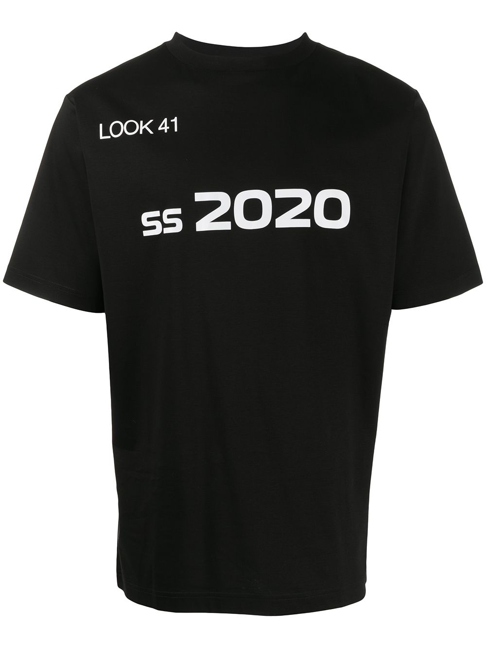 Xander Zhou Look 41 Casual T-shirt In Black