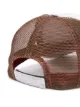 الصورة 2 من Brunello Cucinelli Kids قبعة بشعار الماركة وجزء شبك