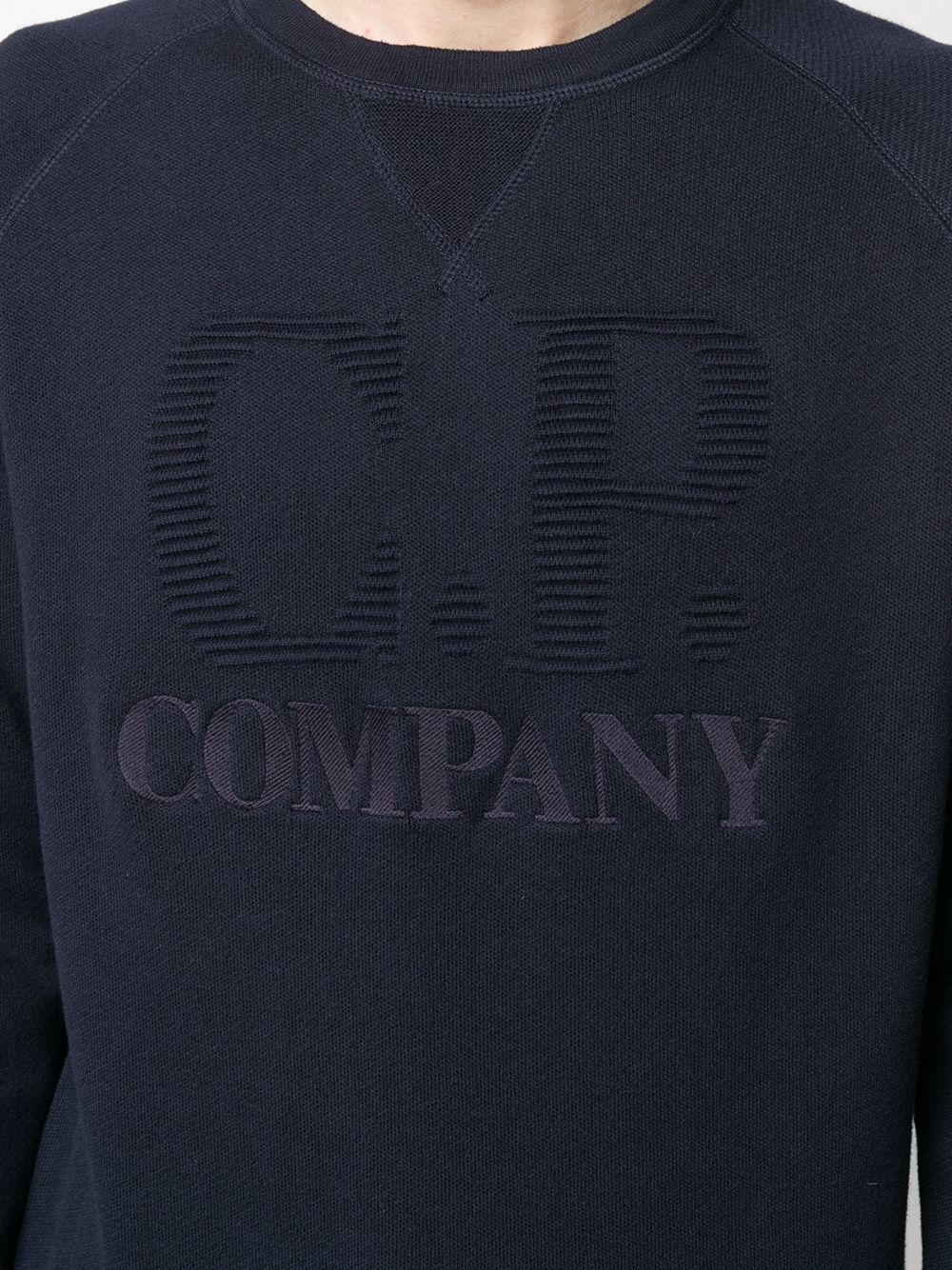 фото C.p. company embroidered logo jumper