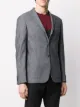 Z Zegna single breasted piqué blazer