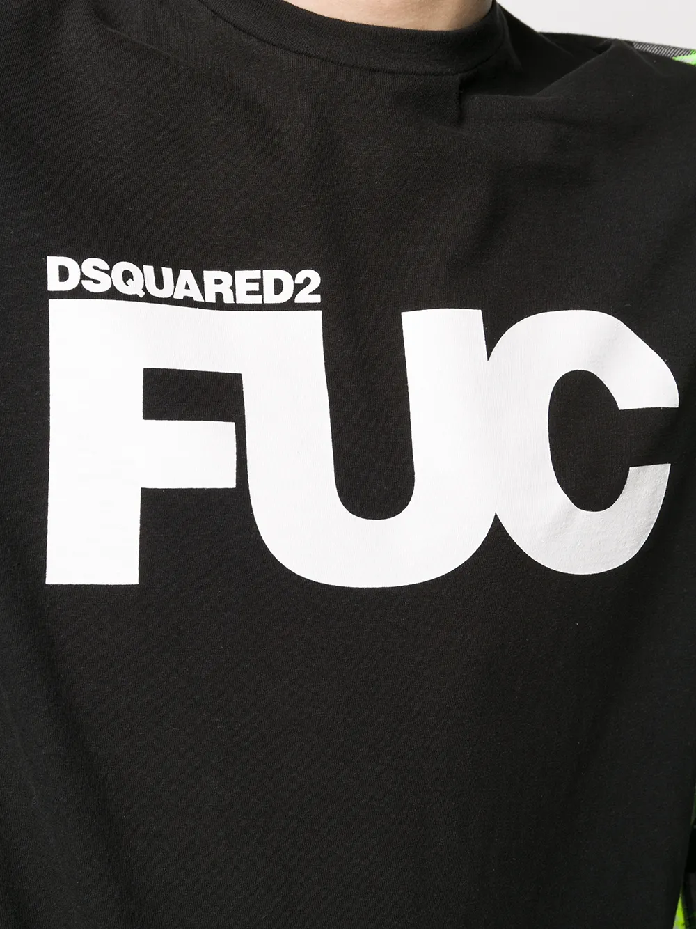 DSQUARED2 T-shirt met logoprint Zwart