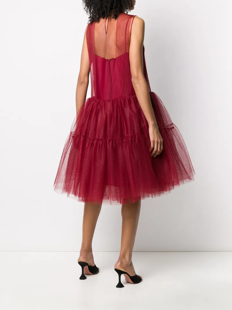 N°21 SLEEVELESS FLARED DRESS